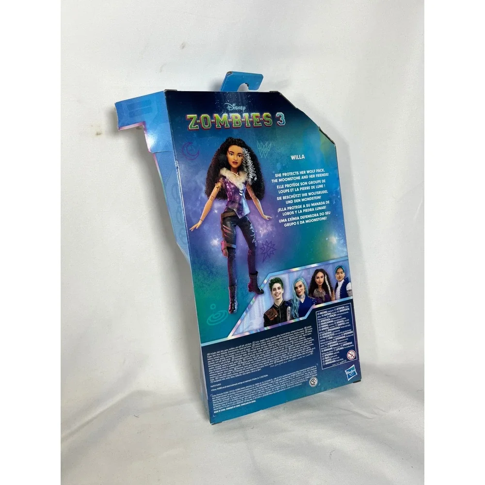 Disney Zombies 3 Willa Lykensen FashionDoll12 Inch Hasbro Werewolf Purple Outfit